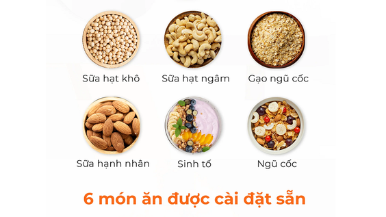 Máy làm sữa hạt MAGIC ECO AC-140 có 5 menu nấu tự động